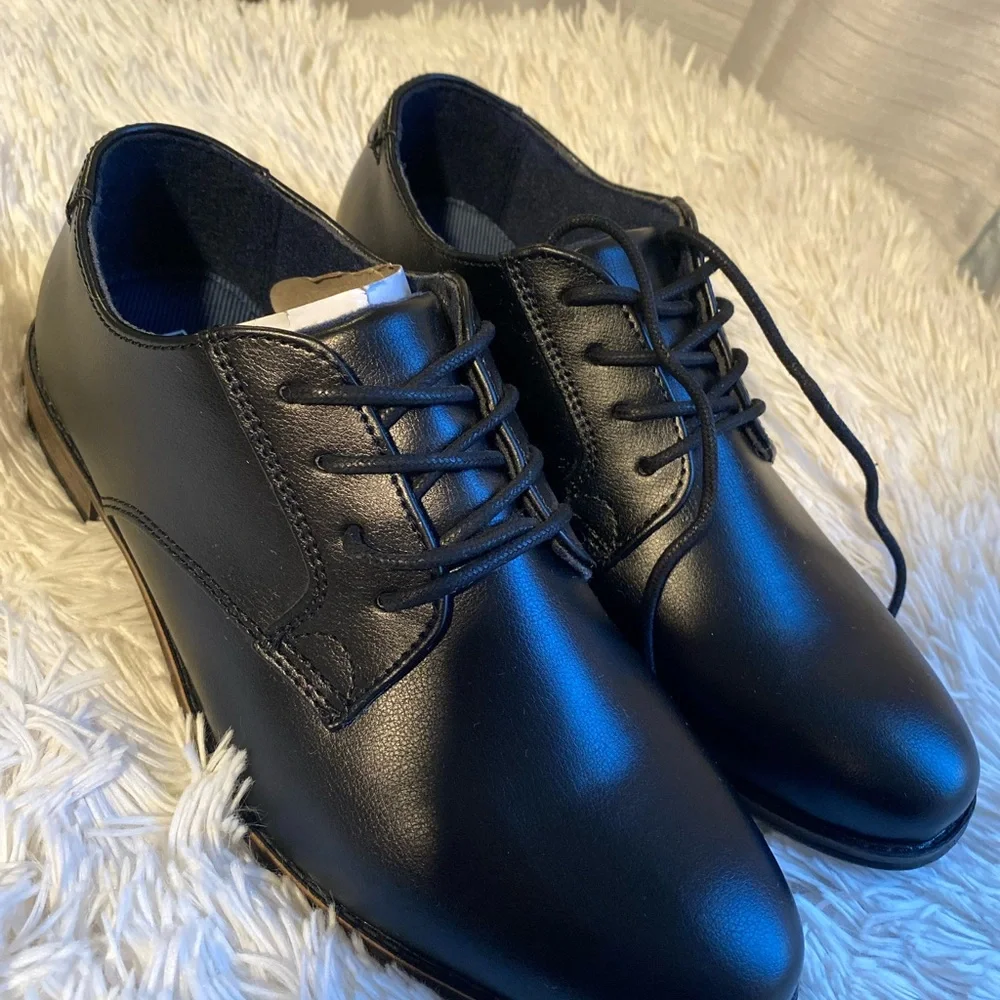 Elegant Black Kids' Dress Shoes